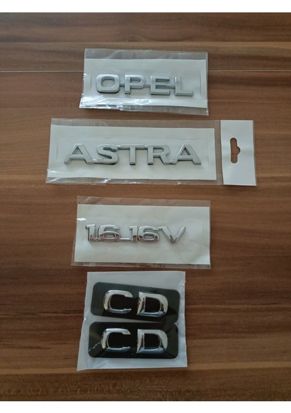 "opel Astra 1.6_16V Cd" Yazı Takım 4'lü Takım