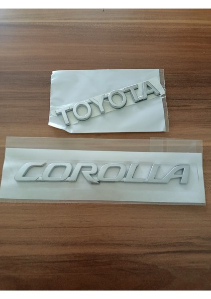 Toyota Corolla Bagaj Yazısı 2'li Takım 2003 - 2017 Modeller Arası Uyumludur - Ithal