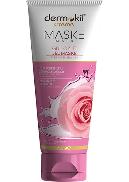 Gül Özlü Jel Yüz Maskesi 75 ml