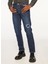 Normal Bel Normal Paça Slim Fit Lacivert Erkek Denim Pantolon FM23W27PD 2