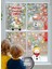 Yılbaşı Yeni Yıl Çocuk Bebek Odası Sticker, Kardan Adam, Uçak Helikopter Ve Sevimli Hayvanlar Temalı Çift Taraflı Sticker 1