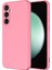 - Samsung Galaxy S23 FE - Kılıf İçi Kadife Koruyucu Mara Lansman Kapak - Pembe 1