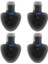 4 Adet Elektronik Balıkçılık Bite Alarm Ses LED Işıkları (Yurt Dışından) 2