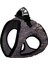 Üç Kilitli Simli Peluş Kedi Köpek Göğüs Tasması 20-24 cm Xxx-Small Gri 1