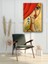 Sanatsal Soyut Kızıl Kadın Art Kanvas Tablo Minimalist, Dekoratif, Modern 2