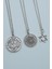 3'lü Hz. Süleyman Mührü Davut Yıldızı Kolye Seti 1