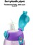 Büyük Boy 700ML Kılıflı Askılı Pipetli/pipetsiz Iki Ayrı Kapaklı Tritan Çocuk Matarası 2