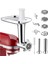 Kıyma Makinesi Bıçakları Eki Sosis Doldurma Aksesuarları Kitchenaid Tezgah Mikseri Gıda Için Tüm Metal Et Kıyma Makinesi (Yurt Dışından) 1