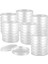 200 Paket Kapaklı Steril Plastik Petri Kapları 90MM Dia x 15MM Derin Şeffaf Kalın Bilim Bulaşık Laboratuvarı Hücre Kültürü Yemekleri (Yurt Dışından) 1