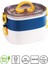 Portable Lunch Box Iki Katlı Paslanmaz Çelik Kolay Kilitlenir Sefer Tası – 1200 ml 1