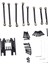 Metal Kızak Plakası ve Yüksek Boşluklu Süspansiyon Bağlantı Seti 9736 9749 TRX4M 1/18 Rc Araba Yükseltme Parçaları Aksesuarları, Siyah (Yurt Dışından) 1