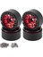 4 Adet 1.9 Metal Beadlock Tekerlek Göbeği Jant 1/10 Rc Paletli Eksenel SCX10 90046 AXI03007 Trx4 Redcat D90, Kırmızı (Yurt Dışından) 5