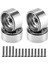 4 Adet Ralli 1.9 Metal Beadlock Tekerlek Göbeği Jant 1/10 Rc Paletli Eksenel SCX10 90046 AXI03007 Trx4 D90,1 (Yurt Dışından) 5