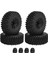 4 Adet 120MM 1.9 Beadlock Jant Lastik Seti 1/10 Rc Paletli Araba Trx4 D90 Eksenel SCX10 Iı Iıı Redcat (Yurt Dışından) 1