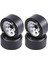4 Adet 1.9 Metal Beadlock 8 Yuvarlak Delikli Tekerlek Göbeği Jant 1/10 Rc Paletli Eksenel SCX10 90046 AXI03007 Trx4 Redcat D90, Gümüş (Yurt Dışından) 3