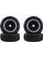 4 Adet 116MM 1/8 Rc Off-Road Lastikleri Tekerlek 17MM Hex Arrma Redcat Takımı Wr8 Hobao 116X43MM,2 (Yurt Dışından) 2