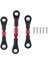 3 Adet Metal Direksiyon Çubuğu Bağlantı Çubuğu Rot Tt-01 TT01 1/10 Rc Araba Yükseltme Parçaları Aksesuarları, Kırmızı (Yurt Dışından) 1
