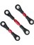 3 Adet Metal Direksiyon Çubuğu Bağlantı Çubuğu Rot Tt-01 TT01 1/10 Rc Araba Yükseltme Parçaları Aksesuarları, Kırmızı (Yurt Dışından) 3