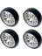 26.5mm Sert Sürüklenme Metal Jant Lastik Lastikleri 284131 K969 K979 K989 Mini-Z 1/28 Rc Araba Parçaları, Gümüş (Yurt Dışından) 1