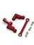 Metal Direksiyon Düzeneği Hbx 16889 16889A 16890 16890A SG1601 SG1602 1/16 Rc Araba Yükseltmeler Parça Kiti, Kırmızı (Yurt Dışından) 1