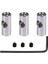 3 Adet Motor Aksı 3.17MM Ila 5mm Şaft Adaptör Kolu Üzerinde Değişim Rc Model Araba Tekne Uçak 3650 550 540 Motor (Yurt Dışından) 1