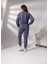 Pamcott Kadın Simli Oversize Kadın Bisiklet Yaka Crop Üst ve Jogger Alt Eşofman Takımı PAM1001 4
