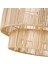 Rattan Dekoratif Sarkıt Avize 40X26 cm Naturel 2