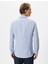 Slim Fit Gömlek Basic Düğmeli Klasik Yaka Uzun Kollu 4