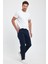 TheSeason Erkek Lacivert Renk Beli Lastikli Kaliteli Rahat Kesim Jogger Pantolon 2