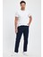 TheSeason Erkek Lacivert Renk Beli Lastikli Kaliteli Rahat Kesim Jogger Pantolon 4