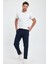 TheSeason Erkek Lacivert Renk Beli Lastikli Kaliteli Rahat Kesim Jogger Pantolon 5