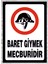 Baret Giymek Mecburidir 24X34 cm Tabela Levha 1