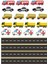 Trafik Levhaları, Araçlar ve Yollar Çocuk Odası Duvar Sticker Set 2