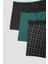 Tartan Desenli 3 lü Boxer 5