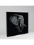 Tekli Kare Kanvas Tablo Kaliteli Siyah Beyaz Fil Portresi 2