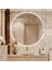 70 cm Ledli Ayna Ledli Banyo Aynası Yuvarlak Ayna Yuvarlak Banyo Aynası Dekoratif Ayna Işıklı Ayna Salon Aynası 1