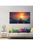 Panaromik Kanvas Tablo Natural Gün Batımı Deniz ve Iskele 1