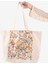"pattern" Canvas Tote Omuz ve Plaj Çantası 1