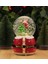 Yılbaşı Kar Küresi Noel Işıklı ve Müzikli Christmas Noel Baba ve Kardan Adam Kurdela 2
