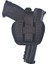 Airsoft Tabanca Kılıfı Universal Tüm Tabancalar Için Dış Taşıma Sağ-Sol Kumaş Siyah Atkılı 1