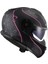 Strobe 2 Lux Mat Siyah-Pembe Kask 3