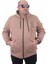 Fermuarlı Kapuşonlu Büyük Beden Sweat Adventure 23220 S.kahve 1