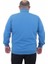 Büyük Beden Basic Mevsimlik Fermuarlı Sweatshirt 22750 Saks 4