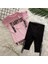 Turuncu Gardrop Flashy Life Taytlı Kız Çocuk Takım Pembe 4