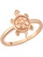 Rose Gümüş Kaplumbağa Yüzük 1