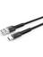 Keten Örgülü Type-C USB Şarj Kablosu (Hızlı Şarj Destekli)-2 mt 1