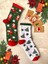 Sky Socks 2'li Yılbaşı Ağaç Noel Baba Christmas Desenli Hediyelik Kartlı Set  Pamuklu Tenis Kolej Çorap 2