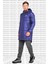 Synthetic Midi Parka Jacket Navy Ince Uzun Parka Ceket Mont Lacivert 1