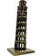 Vintage Metal Italya Pisa Kulesi Biblo Antik Bronz 20 cm 3
