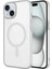 Apple iPhone 15 Kılıf Wireless Şarj Özellikli Sert Pc Mat Magsafe Kılıf 1